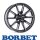 Borbet LX19 8,0x19 5/114,30 ET50 Black matt Silver Spoke Rim