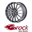 Brock B43 9x20 5/112 ET42 Schwarz Front-poliert