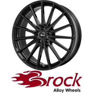 Brock B43 8x20 5/112 ET39 Schwarz lackiert