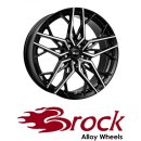 Brock B44 8,5x20 5/114,30 ET30 Schwarz Front Poliert