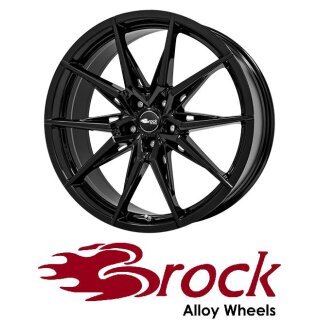 Brock B42 8.5x20 5/114,30 ET45 Schwarz lackiert