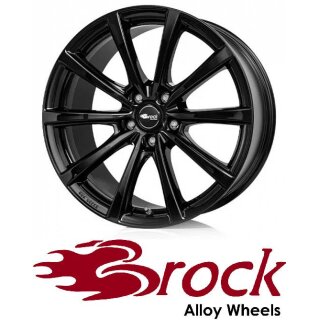 Brock B43 7,5x20 5/114,30 ET40 Schwarz Glanz