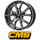 CMS C33 8x18 5/112 ET30 Complete Black Gloss