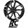 RC-Design RC34 7x18 5/112 ET43 Schwarz Front-poliert