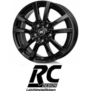 RC-Design RC25T 6.5x16 5/112 ET52 Schwarz glanz