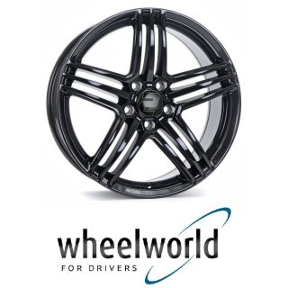Wheelworld WH12 9x20 5/120 ET45 Schwarz Glanz Lackiert