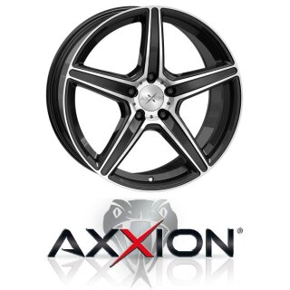 Axxion AX7 8.0x18 5/112 ET30 Schwarz Hochglanzpoliert