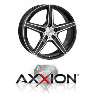 Axxion AX7 8.0x18 5/112 ET48 Schwarz Hochglanzpoliert