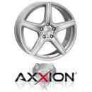 Axxion AX7 8.5x19 5/112 ET45 Solid Titanium Silber matt...