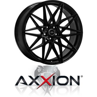 Axxion AX9 8.5x19 5/114 ET40 Schwarz Glanz Lackiert