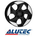 Alutec Solar 8x19 5/112 ET36 Diamant-Schwarz Frontpoliert