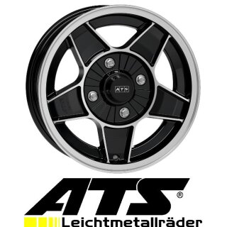 ATS Classic 5,5x15 4/130,0 ET25 Diamant-Schwarz Frontpoliert