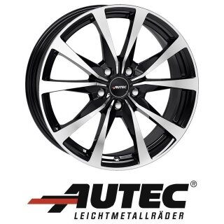 Autec Brixen 7,5x18 5/112,0 ET39 Schwarz poliert