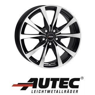 Autec Brixen 8x19 5/108,0 ET45 Schwarz poliert