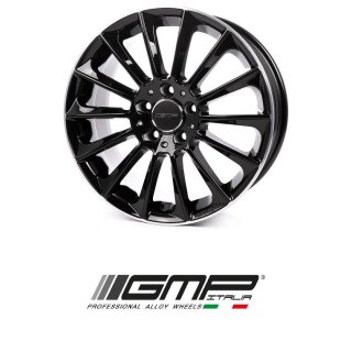 GMP Stellar 9x22 5/108 ET45 Shiny Black Diamond