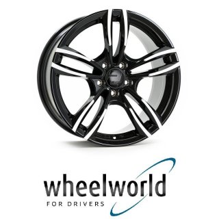 Wheelworld WH29 7.5x17 5/112,0 ET52 Schwarz Hochglanzpoliert (SP+)