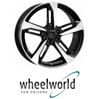 Wheelworld WH36 8x18 5/112 ET48 Schwarz Hochglanzpoliert