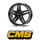 CMS C29-Aero 8,5x18 5/114,3 ET40 Diamant Horn Schwarz Glanz