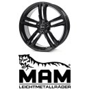MAM A1 8x19 5/112,0 ET30 Black Painted