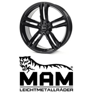 MAM A1 8x19 5/112,0 ET42 Black Painted