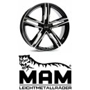 MAM A5 8x18 5/112,0 ET35 Black Front Polish