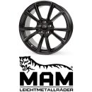 MAM A5 8x18 5/112,0 ET45 matt Black Painted