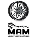 MAM B2 8,5x19 5/120,0 ET35 Black Front Polish