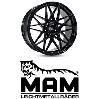 MAM B2 8,5x20 5/120,0 ET35 Black Painted