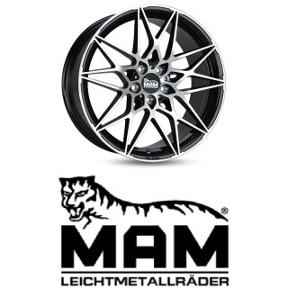 MAM B2 8x18 5/120,0 ET35 Black Front Polish