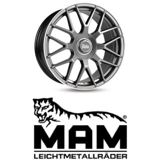 MAM GT1 9,5x19 5/112,0 ET30 Palladium Lip Polish