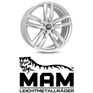 MAM RS3 8x18 5/112,0 ET30 Silver Painted