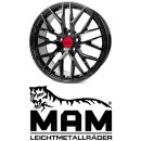 MAM RS4 8,5x19 5/120,0 ET35 Black Painted
