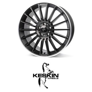 Keskin KT15 8,5x19 5/112,0 ET30 matt Black Lip Polish