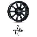 Keskin KT16 8,5x19 5/112,0 ET30 matt Black Lip Polish