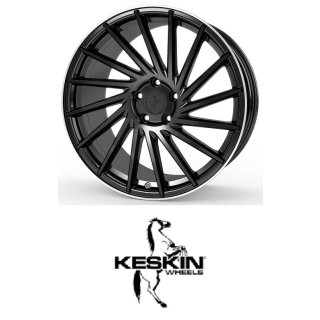 Keskin KT17 8x18 5/112,0 ET30 Black Lip Polish
