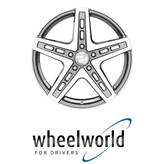 Wheelworld WH38 9,5x22 5/112,0 ET58 Daytona Grau Hochglanzpoliert