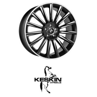 Keskin KT18 8x18 5/112,0 ET30 matt Black Lip Polish