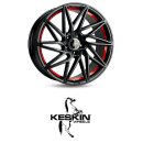 Keskin KT20 8,5x19 5/112,0 ET45 matt Black Red Inside