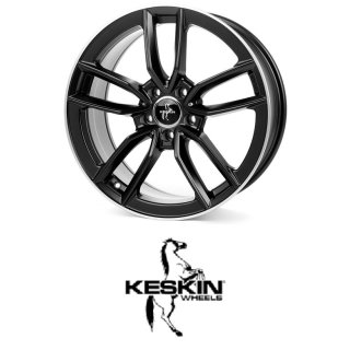 Keskin KT21 7,5x17 5/112,0 ET45 matt Black Lip Polish