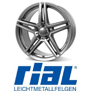 Rial M10 7,5x17 5/112 ET51 Metal-Grey