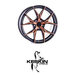 Keskin KT19N 8,5x19 5/112,0 ET30 matt Black Front Copper