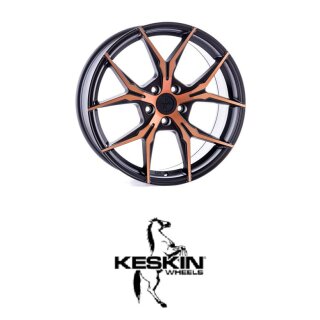 Keskin KT19N 8,5x19 5/120,0 ET35 matt Black Front Copper