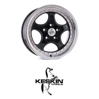 Keskin KT2 9,5x18 5/130,0 ET52 Black Lip Polish