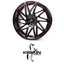 Keskin KT20 8x18 5/112,0 ET45 Black Painted Red Inside