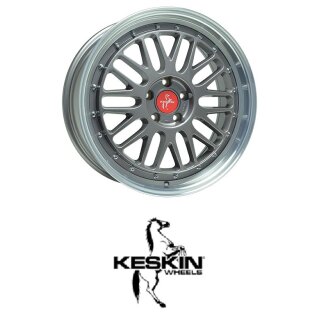 Keskin KT22 8,5x19 5/100,0 ET30 Titan Grey Lip Polish
