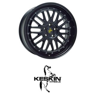 Keskin KT22 8x18 5/100,0 ET30 matt Black Painted