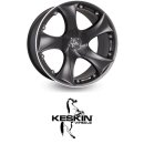 Keskin KT9 9x20 5/130,0 ET30 matt Black Lip Polish