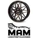MAM B2 8,5x20 5/112,0 ET30 matt Black Bronze