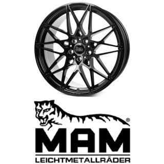 MAM B2N 8,5x19 5/112,0 ET30 Black Painted