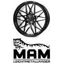 MAM B2N 8,5x19 5/112,0 ET30 Black Painted